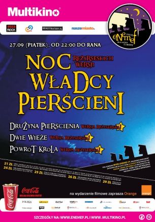 ENEMEF: Noc reżyserskich wersji Władcy Pierścieni