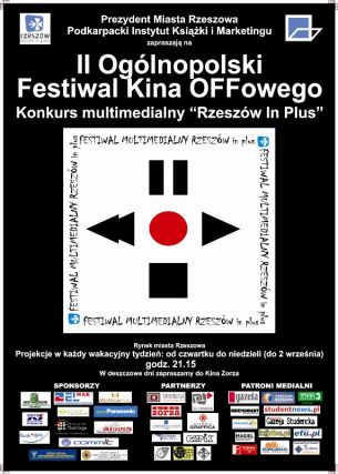 II Ogólnopolski Festiwal Filmowy i Konkurs Multimedialny Rzeszów in Plus