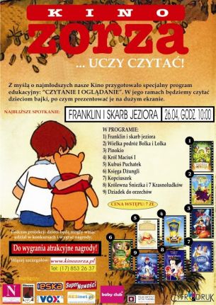 Kino uczy czytać: Kubuś Puchatek
