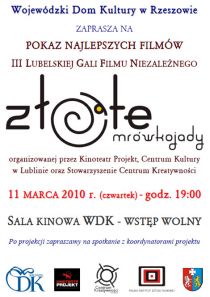 Najlepsze filmy "Złote Mrówkojady"