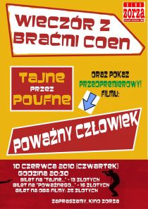 Wieczór Filmowy z braćmi Coen