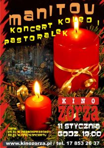 Koncert kolęd i pastorałek w wykonaniu Manitou