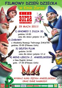 Filmowy Dzień Dziecka -  Gnomeo i Julia 3D