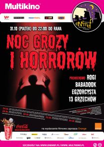 Noc grozy i horrorów
