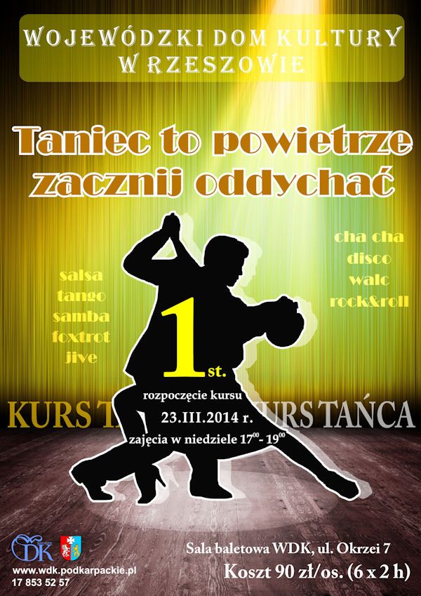 Kurs Tańca I- go stopnia