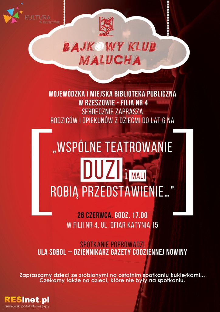 Wspólne teatrowanie. Duzi i mali robią przedstawienie...