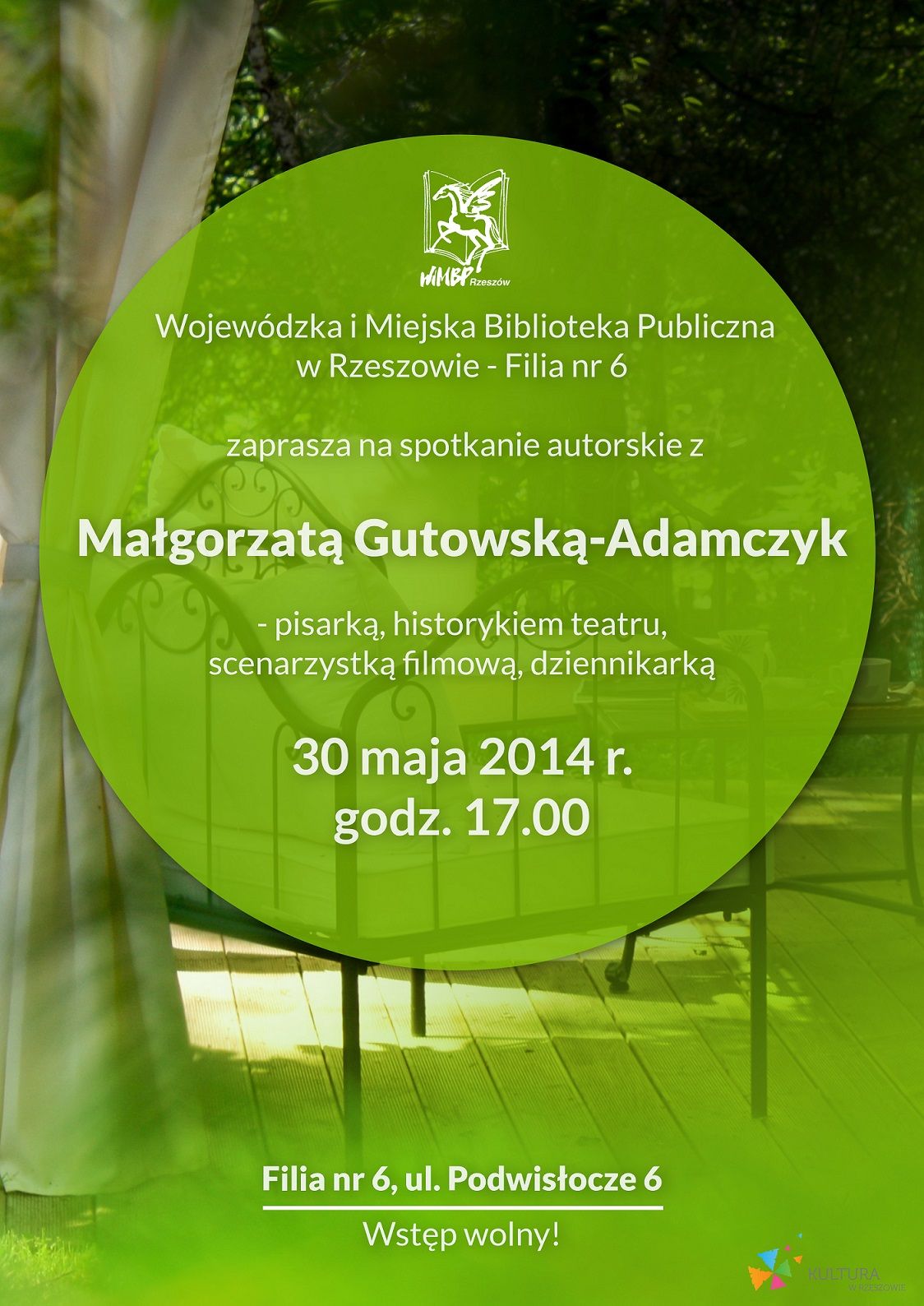 Spotkanie autorskie z Małgorzatą Gutowską-Adamczyk