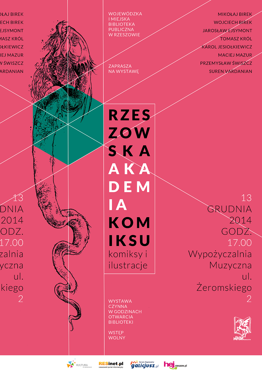 Wystawa &quot;Rzeszowska Akademia Komiksu &#8211; komiksy i ilustracje&quot;