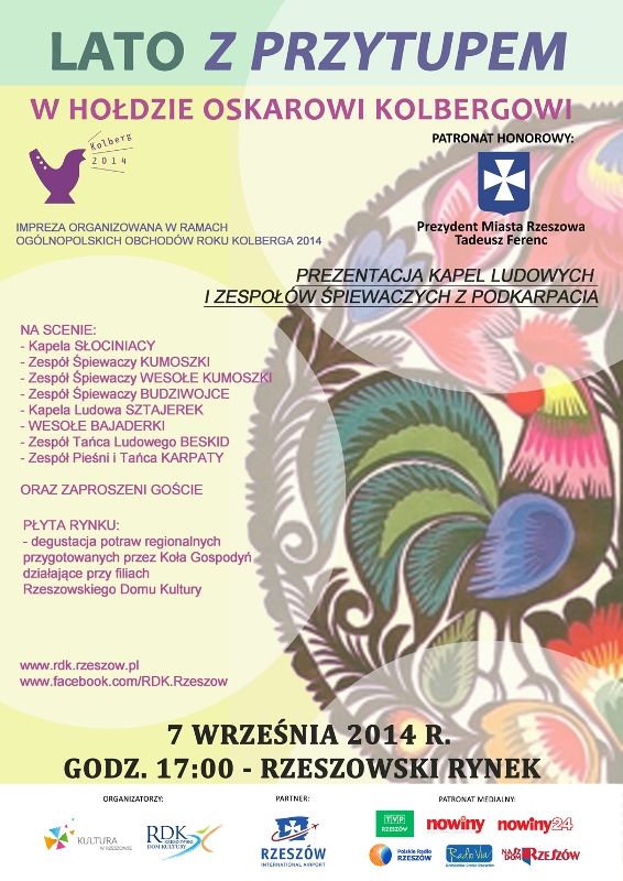  Lato z Przytupem w Hołdzie Oskarowi Kolbergowi