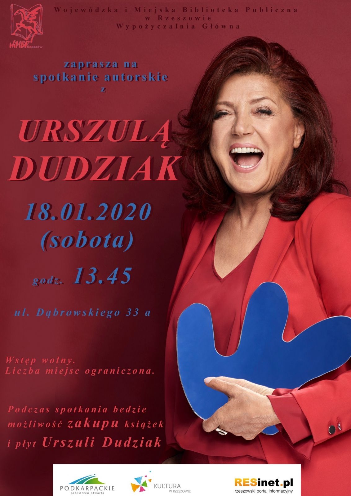 Spotkanie autorskie z Urszulą Dudziak