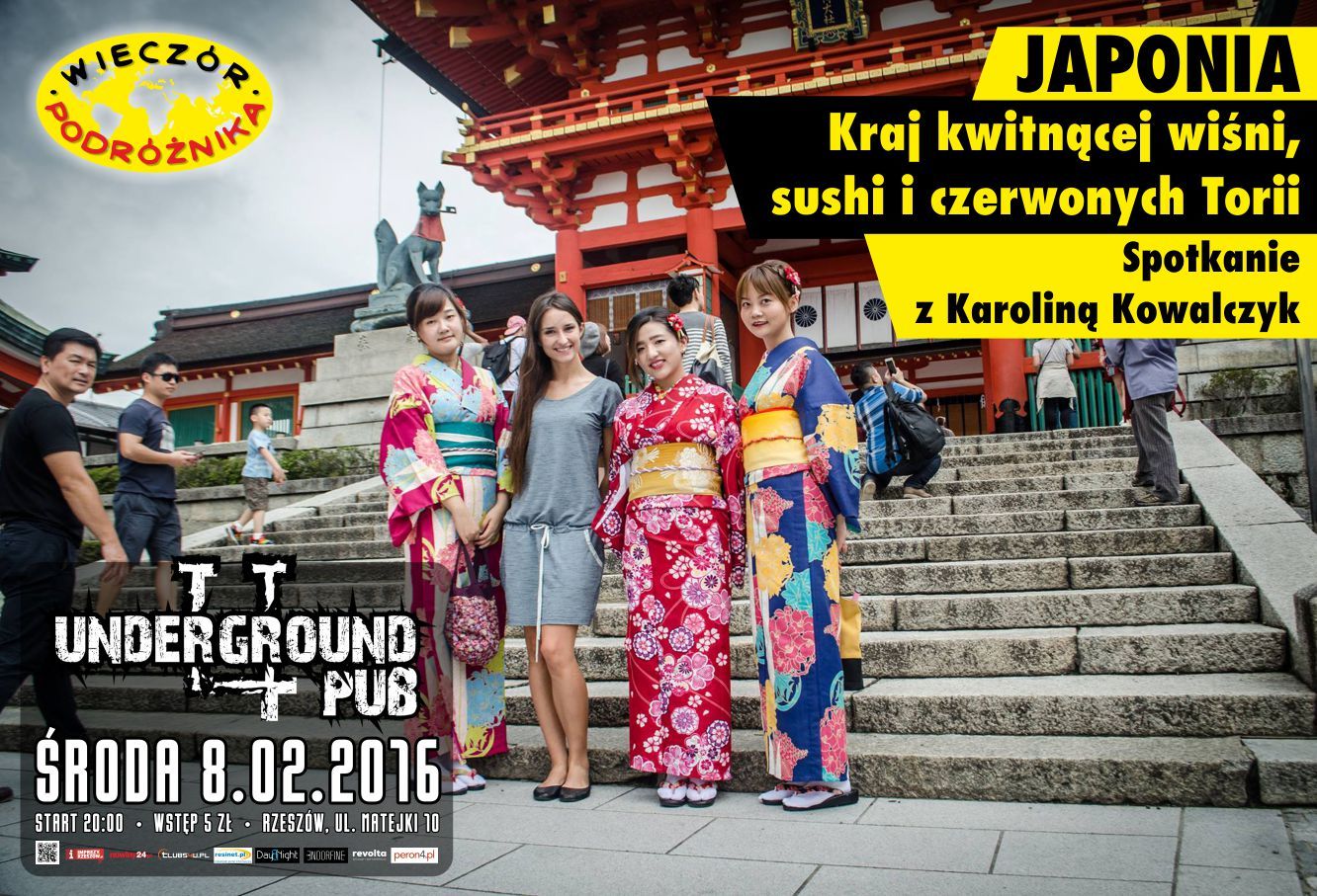 Wieczór podróżnika. O kraju kwitnącej wiśni, sushi i czerwonych Torii