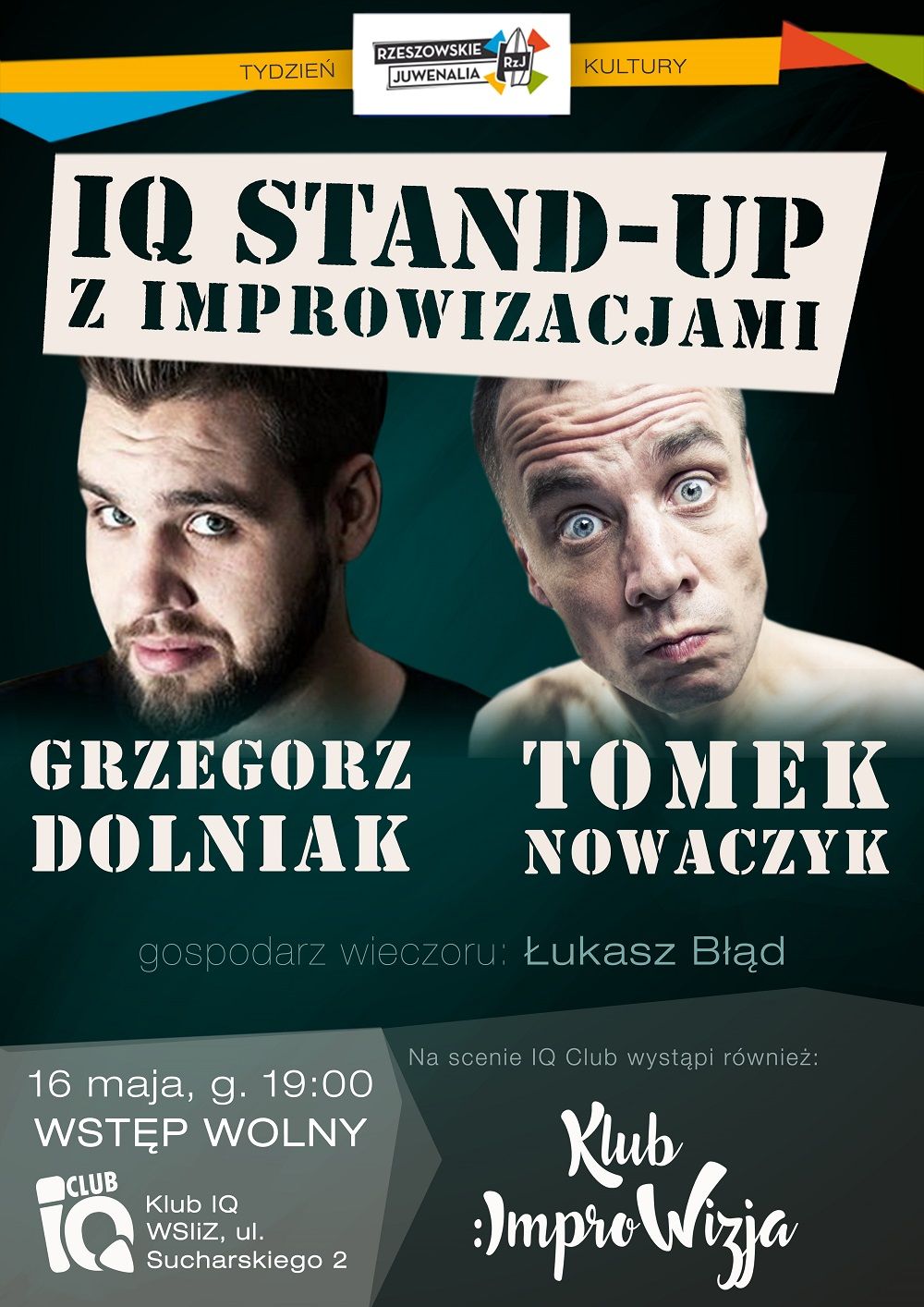 Stand-up z improwizacjami i najbardziej porąbana impreza roku w klubie IQ