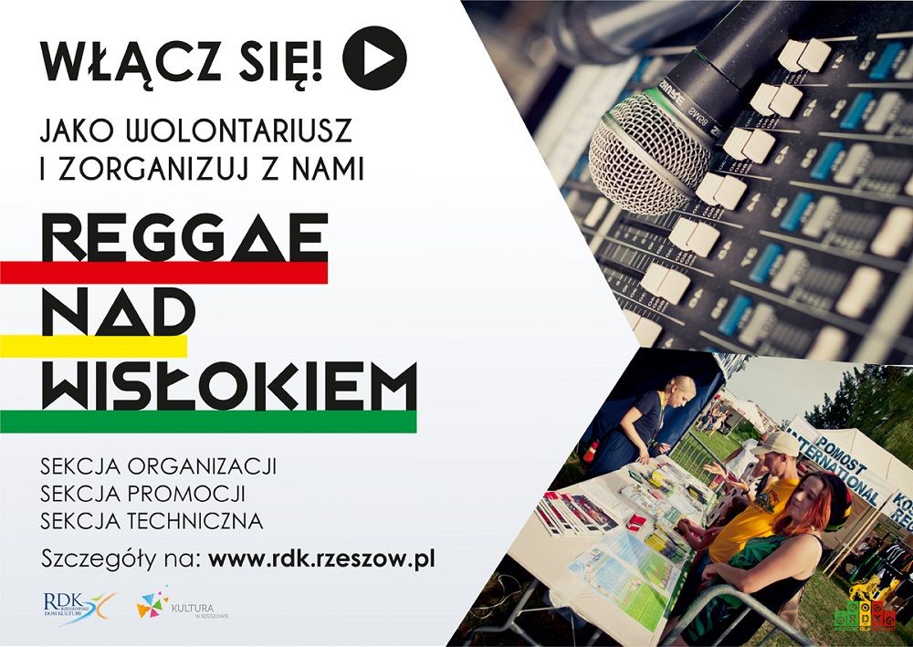 "Reggae Nad Wisłokiem". Możesz "włączyć się" w organizację  trzeciej edycji