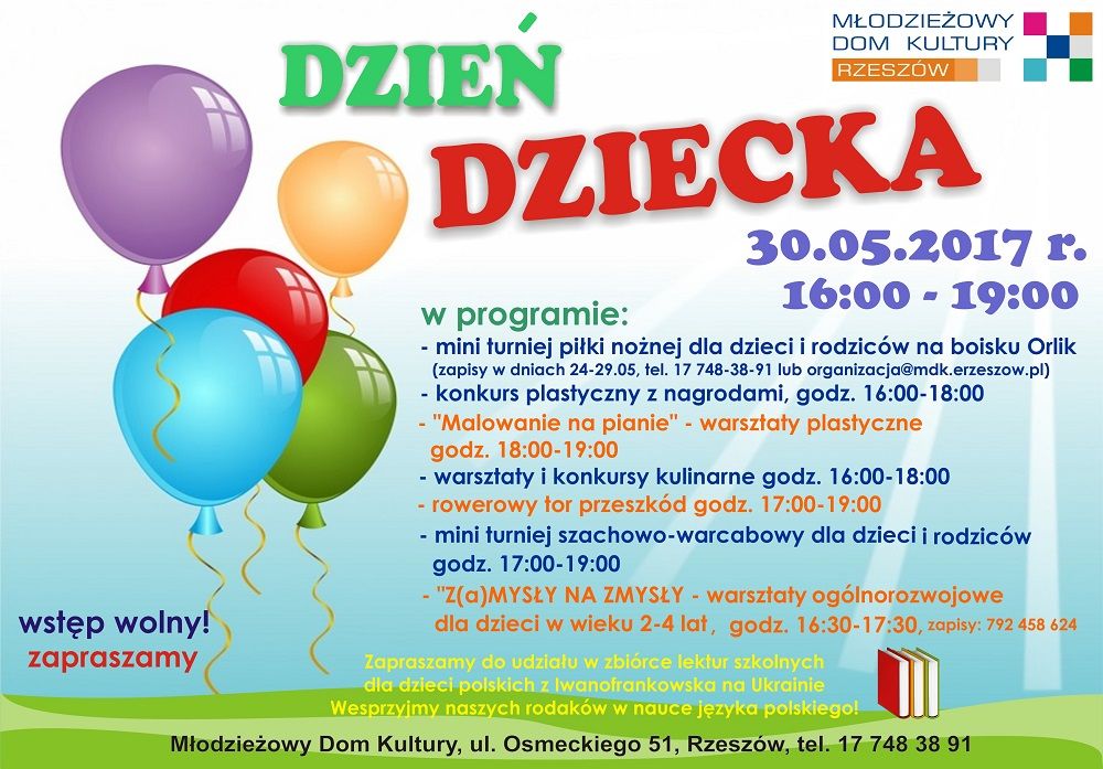 Moc atrakcji z okazji Dnia Dziecka w MDK