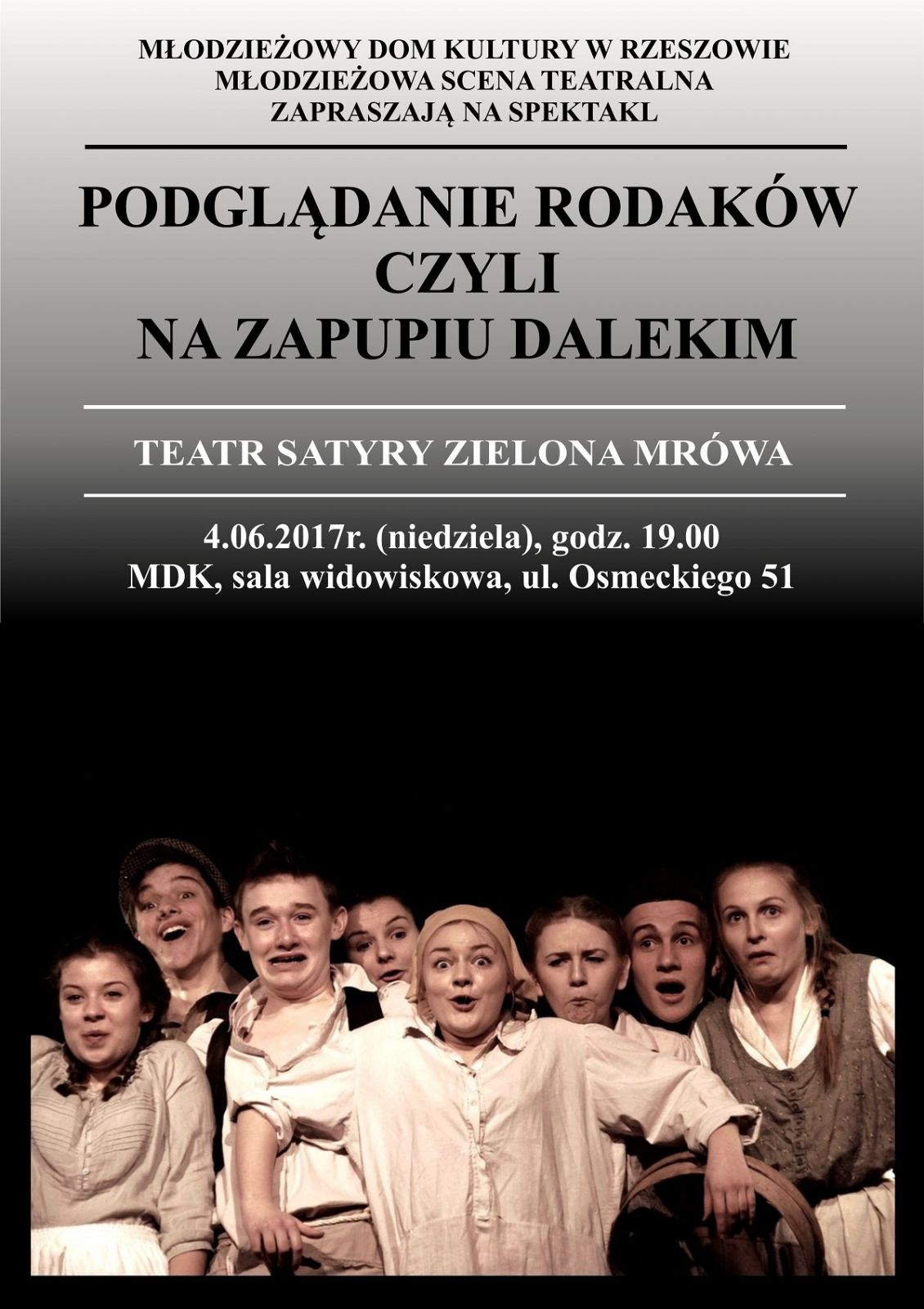 Młodzieżowa Scena Teatralna. Poznajcie świat satyry, wodewilu i swojskiego klimatu 