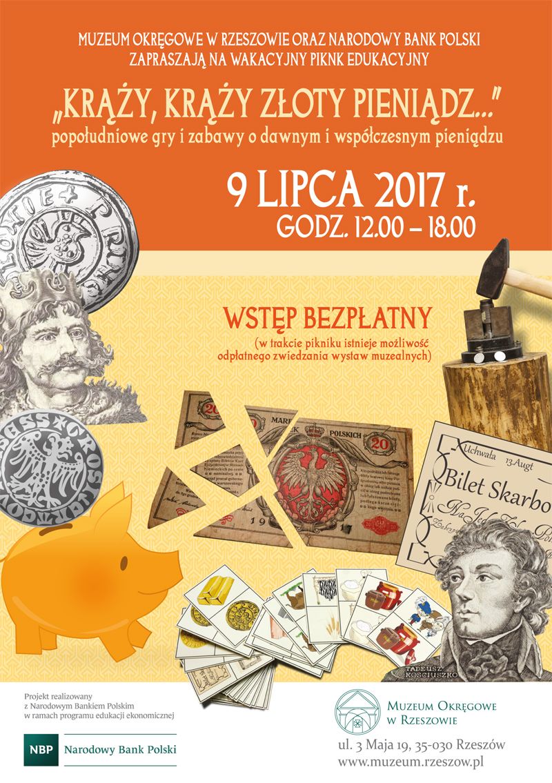 "Krąży, krąży złoty pieniądz...". Piknik edukacyjny w Muzeum Okręgowym