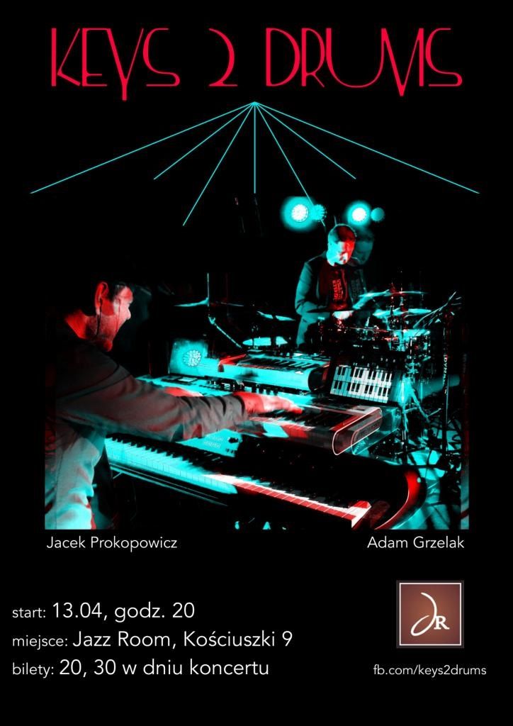 Jazzowy duet Keys 2 Drums wystąpi w Jazz Roomie