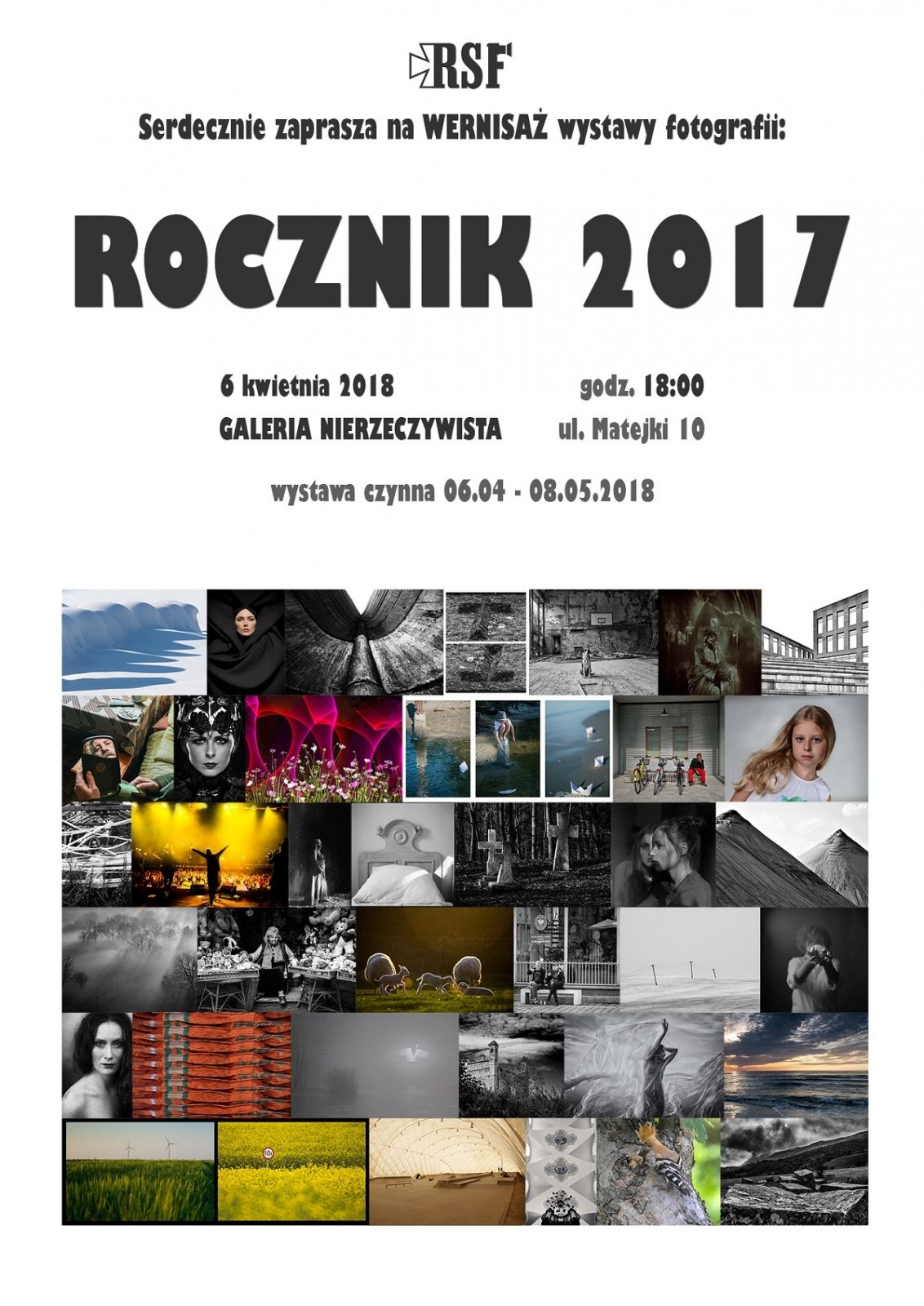 Najlepsze fotografie członków Stowarzyszenia RSF z 2017 roku. Wernisaż wystawy 6 kwietnia