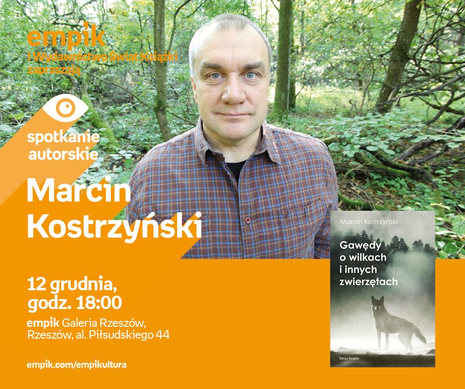Marcin Kostrzyński spotka się z czytelnikami w rzeszowskim Empiku