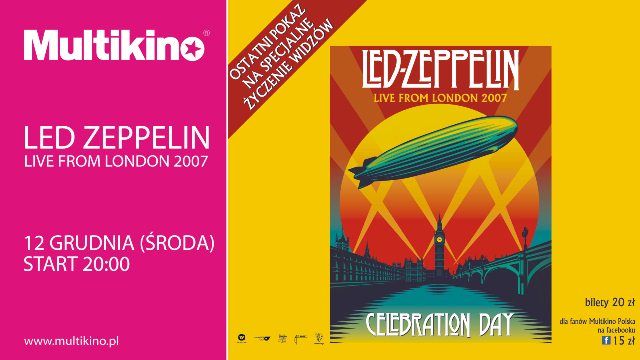 Koncert Led Zeppelin na wielkim ekranie