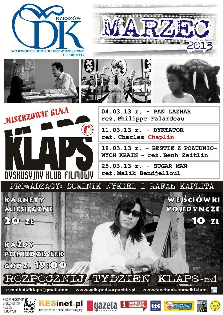C jak Chaplin. Sprawdź marcowy repertuar DKF Klaps