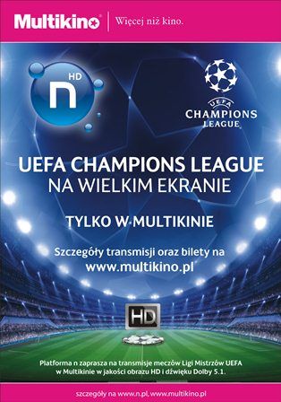Liga Mistrzów na wielkim ekranie