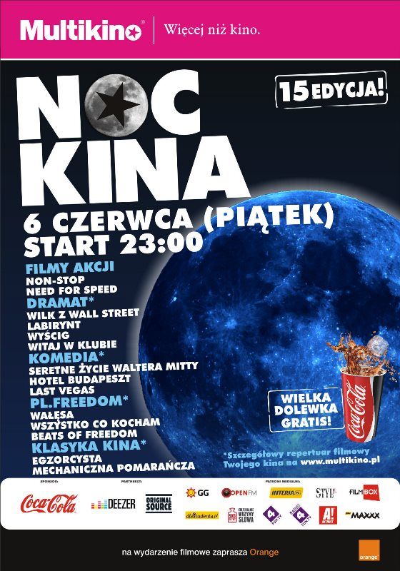 15. edycja Nocy Kina