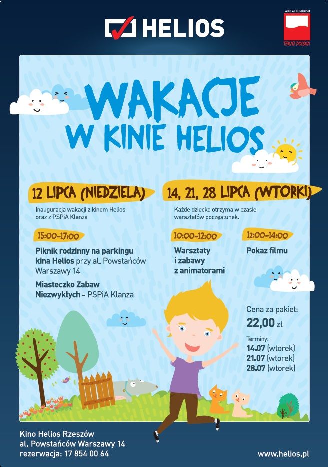 Wakacje w Kinie Helios