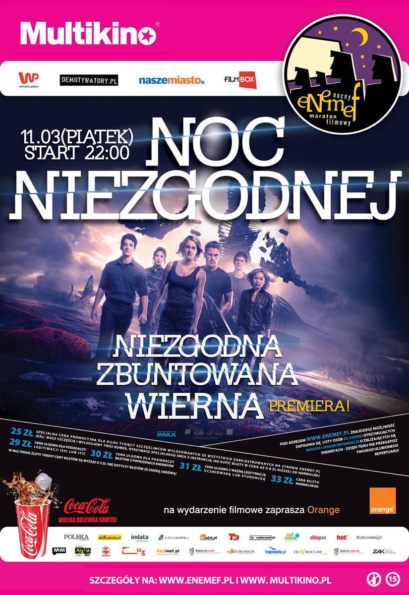 ENEMEF: Noc &quot;Niezgodnej&quot; z premierą &quot;Wiernej&quot;