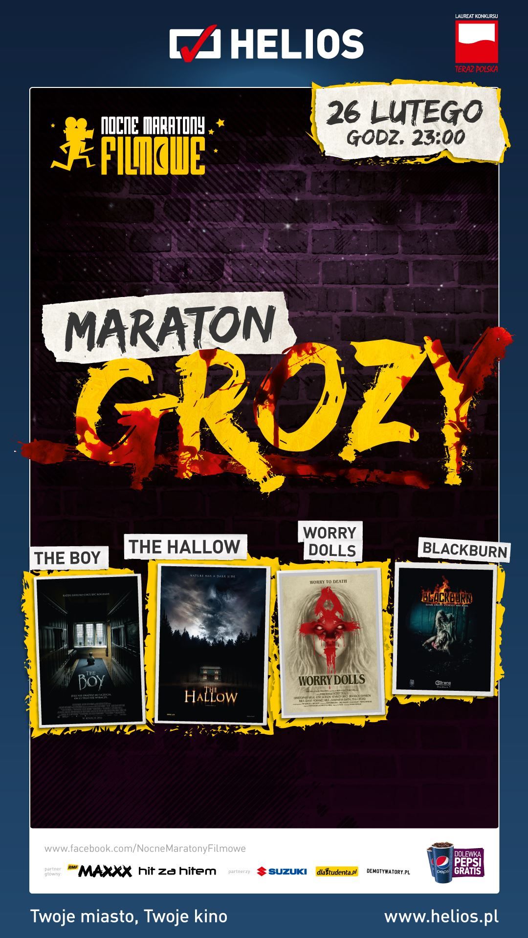 Maraton Grozy w kinach Helios