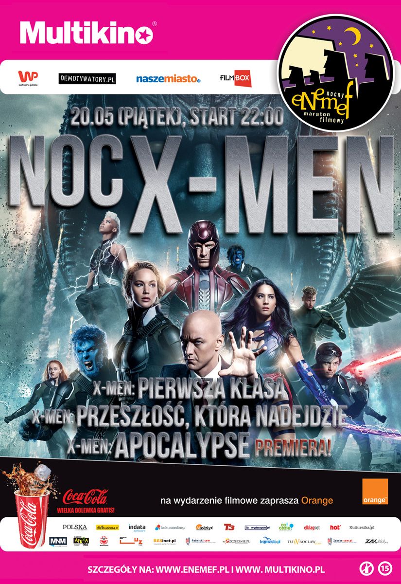 ENEMEF: Noc X-Men z premierę Apocalypse