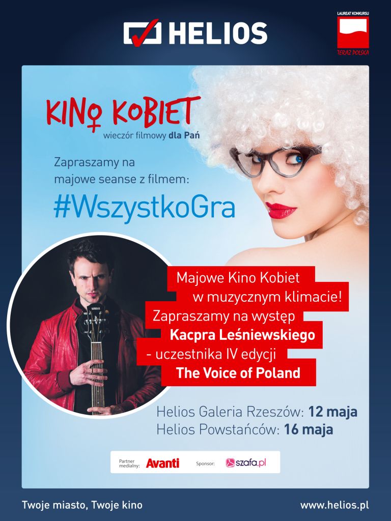 Majowe Kino Kobiet w muzycznym klimacie