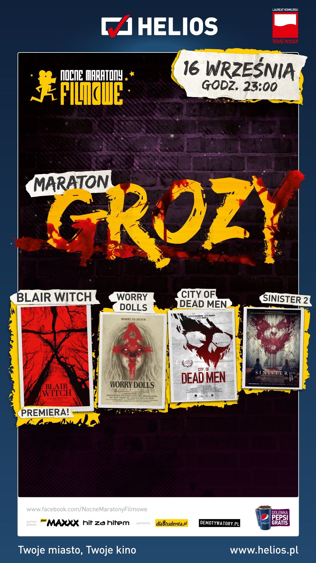 Maraton Grozy w kinach Helios