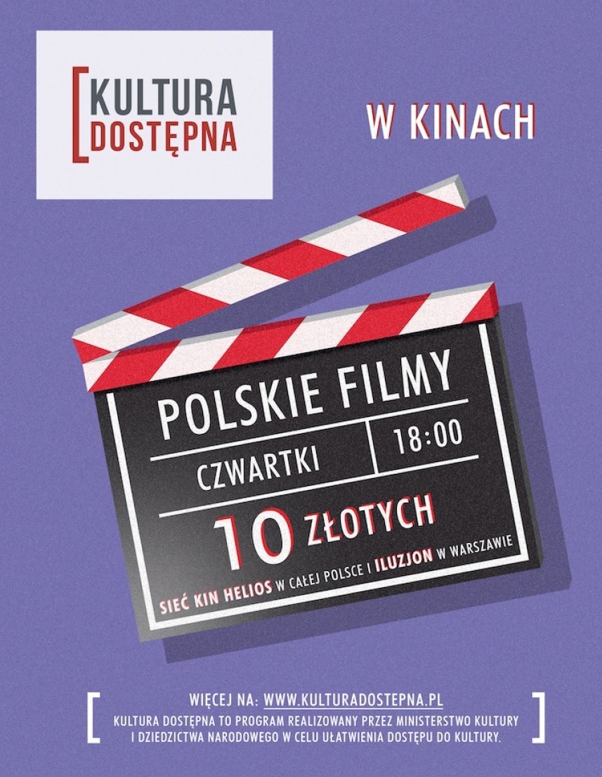 Cztery polskie filmy w lutym za 10 zł w kinach Helios
