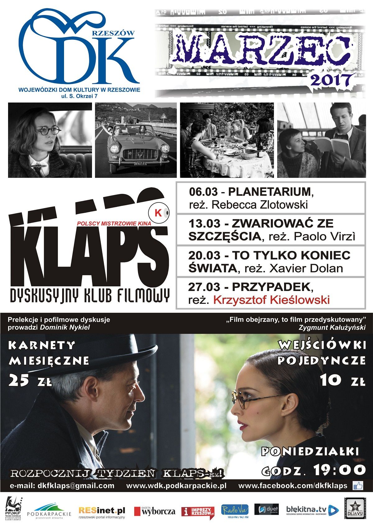 DKF &quot;Klaps&quot;. Repertuar na marzec