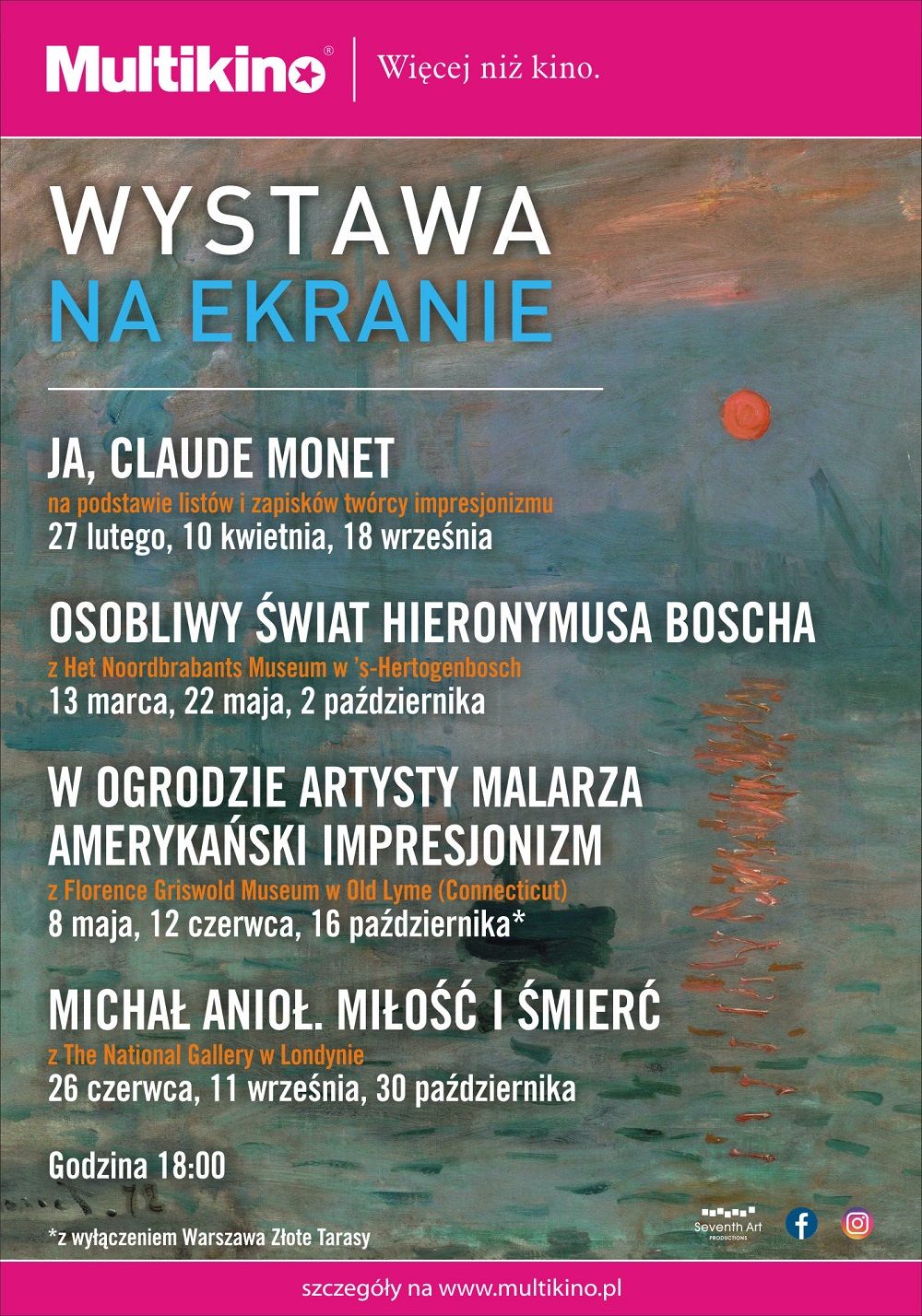 Kolekcje najwybitniejszych artystów malarstwa na Wielkim Ekranie