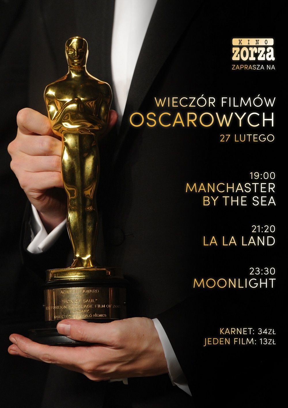 Wieczór Oscarowy w kinie Zorza