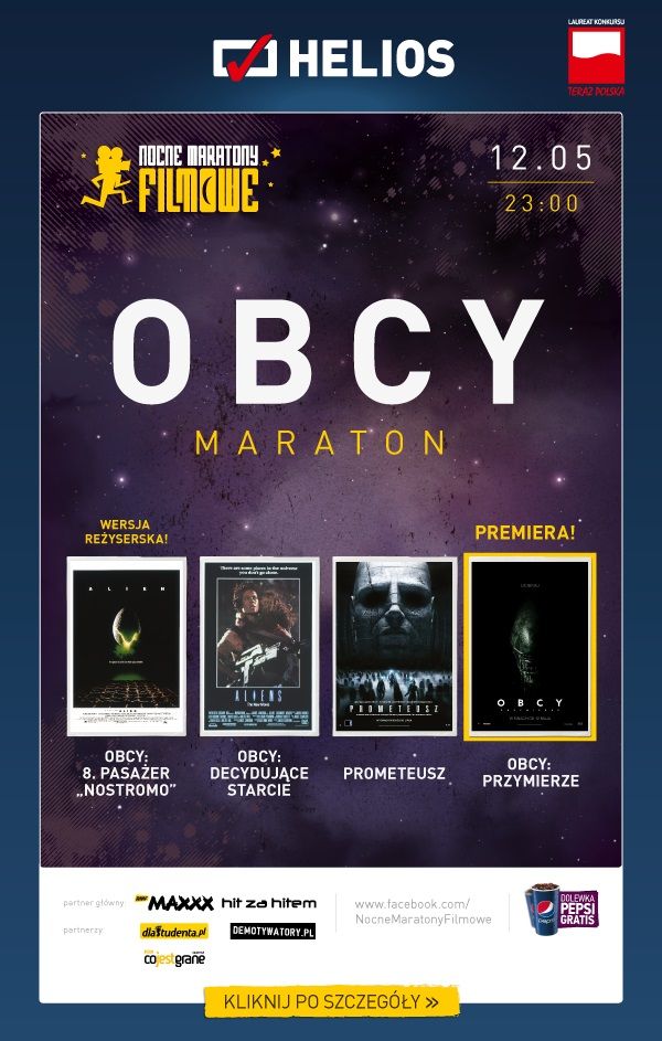 Maraton Obcego w kinach Helios