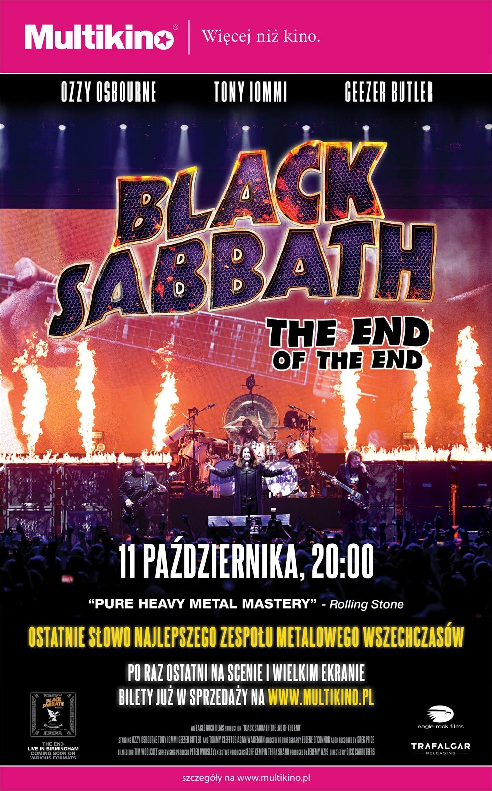 Ostatni w historii koncert Black Sabbath na dużym ekranie