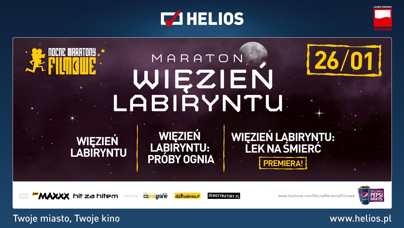 Maraton &quot;Więzień labiryntu&quot; w kinach Helios