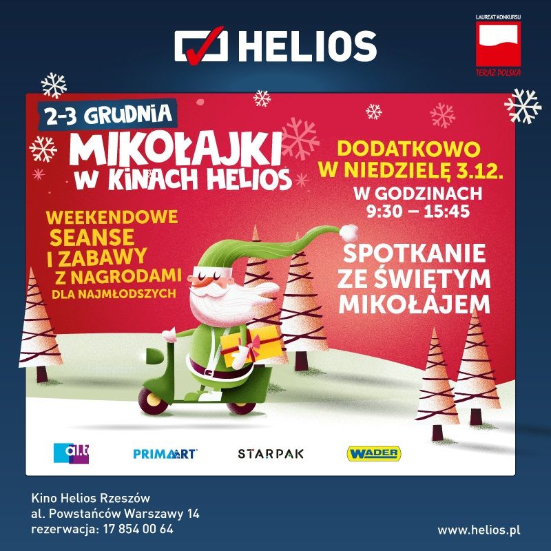Mikołajki w Kinie Helios
