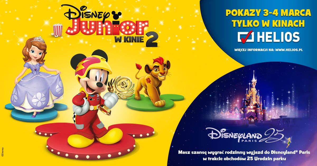 Specjalne pokazy Disney Junior 2 w Kinie Helios