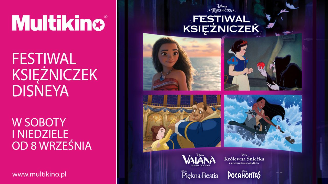 Magiczny Festiwal Księżniczek Disneya w od 8 września w Multikinie