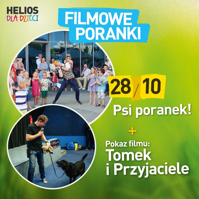 Psi Poranek dla dzieci w Kinie Helios