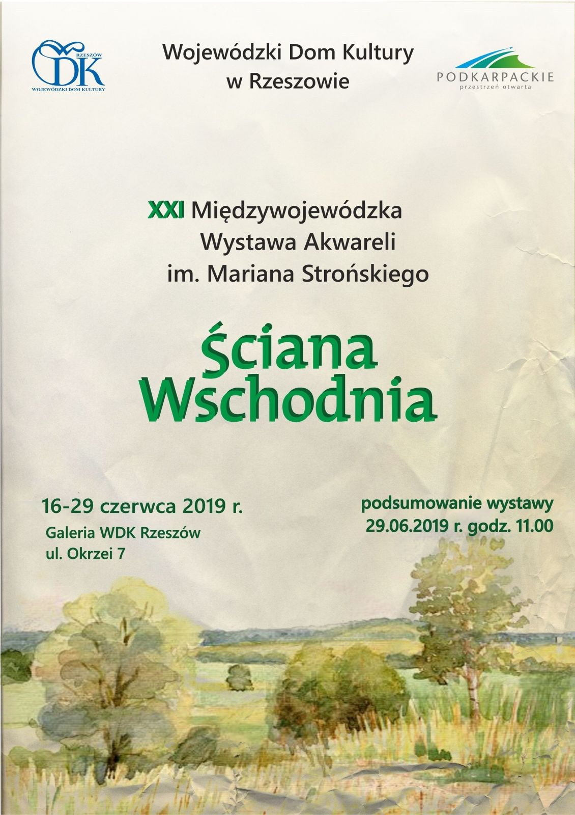 XXI Międzywojewódzka Wystawa Akwareli im. Mariana Strońskiego