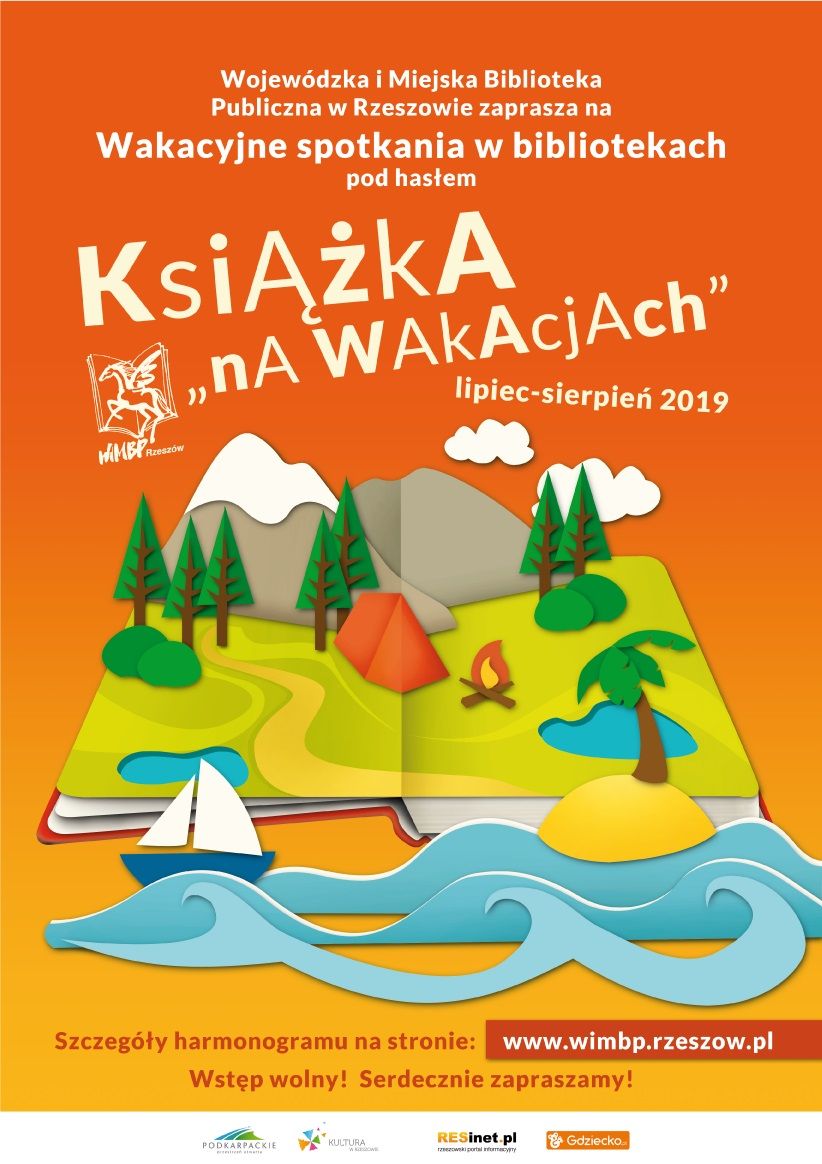 Wakacyjna akcja WiMBP dla najmłodszych "Książka na wakacjach"