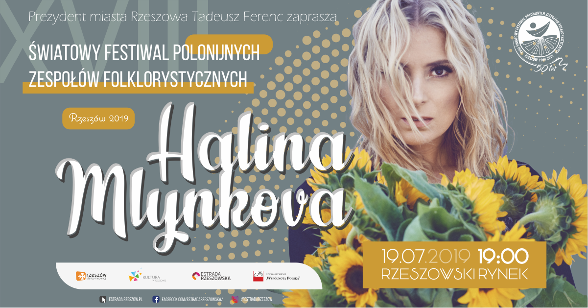 Koncert Haliny Mlynkovej otworzy Festiwal Polonijnych Zespołów Folklorystycznych