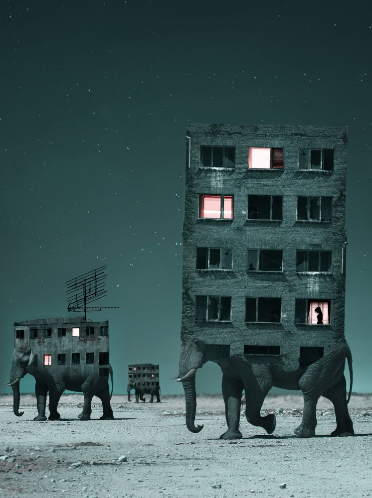 Fotomanipulacje darksurrealistyczne zwycięzcy "FOTO ODLOT" do obejrzenia w WDK