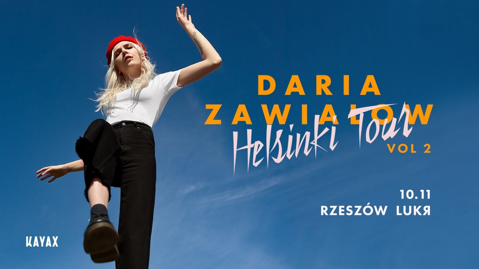 Daria Zawiałow w weekend w klubie LUKR