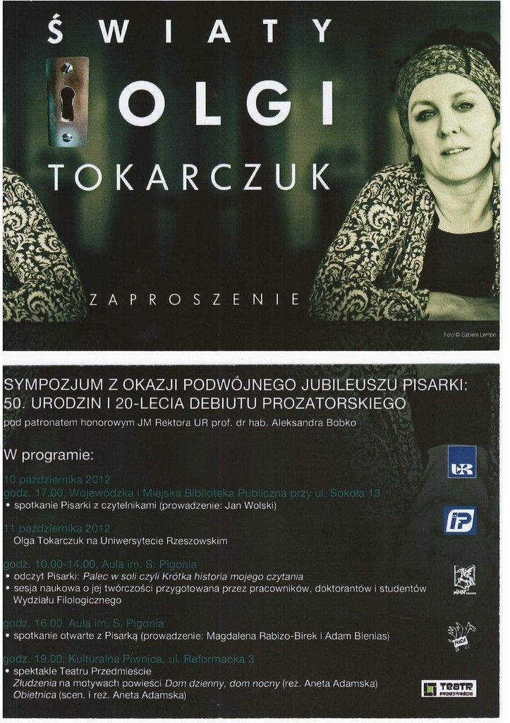 Olga Tokarczuk spotka się z czytelnikami